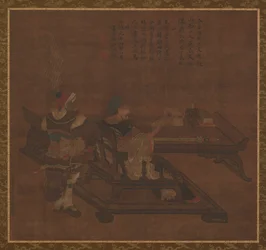 Guan Yu et Zhou Cang